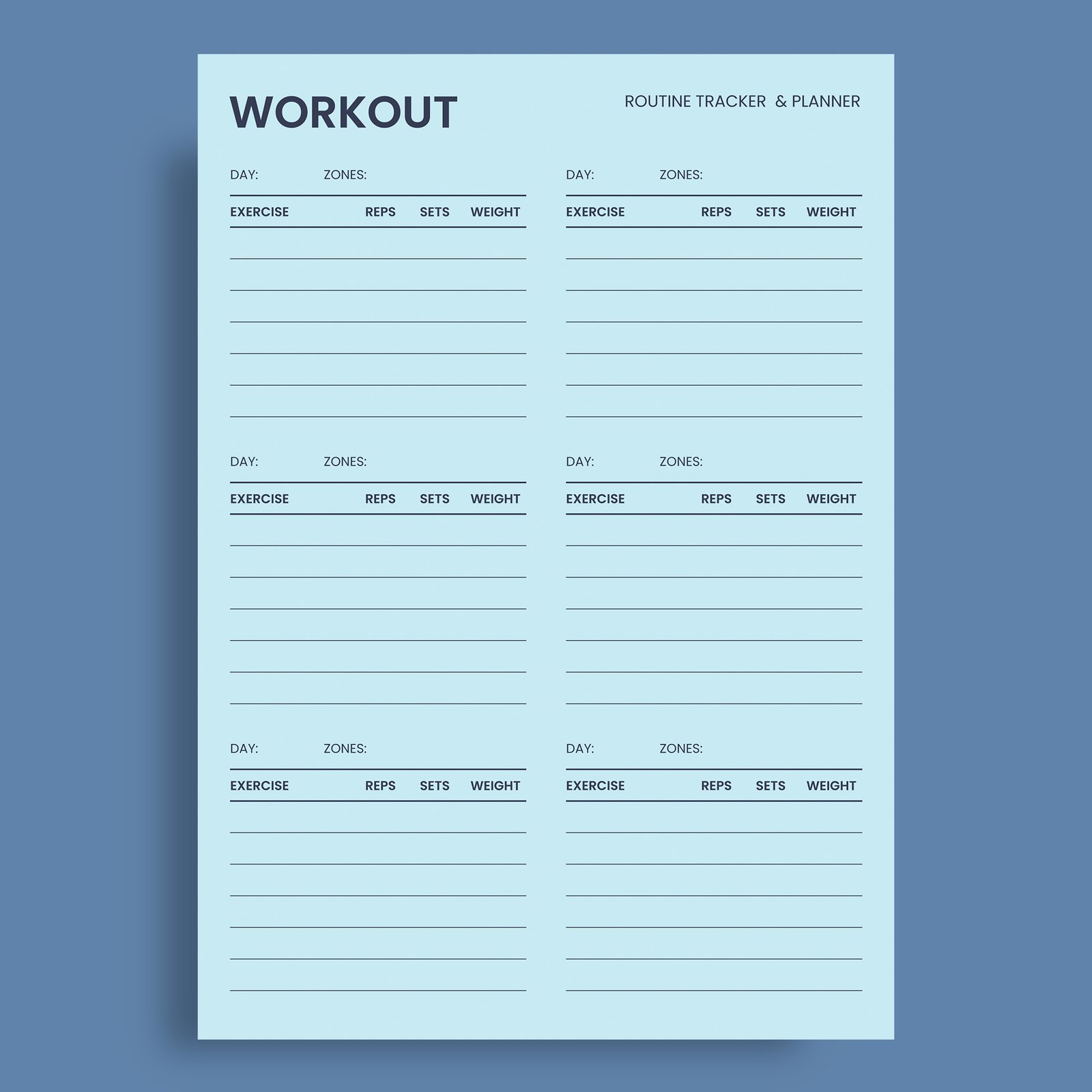 Fitness journal